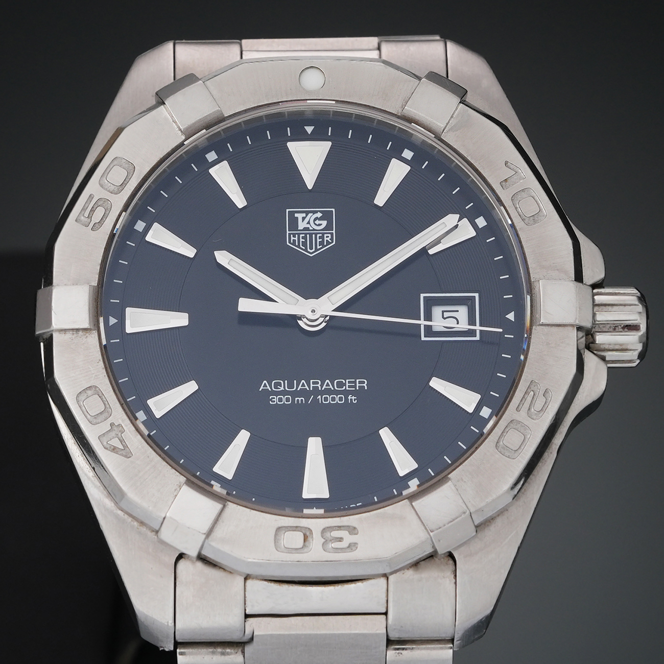 TAG HEUER(USED)태그호이어 WAY1110 아쿠아레이서 쿼츠 41M